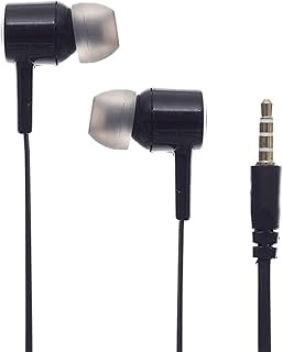 سماعات أذن سلكية بميكروفون وصوت ستريو موديل YK03 من يوكي، مقاس مريح، لون أسود