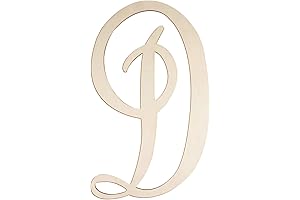 Wooden Letter D for Wall Decor