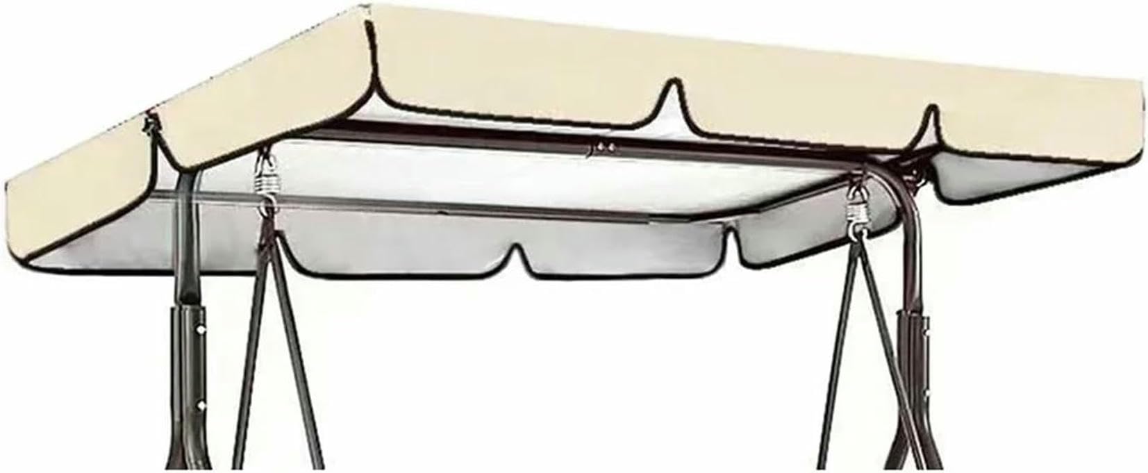 Toldo de columpio exterior, cubierta parasol superior para muebles de patio y jardín descubierto