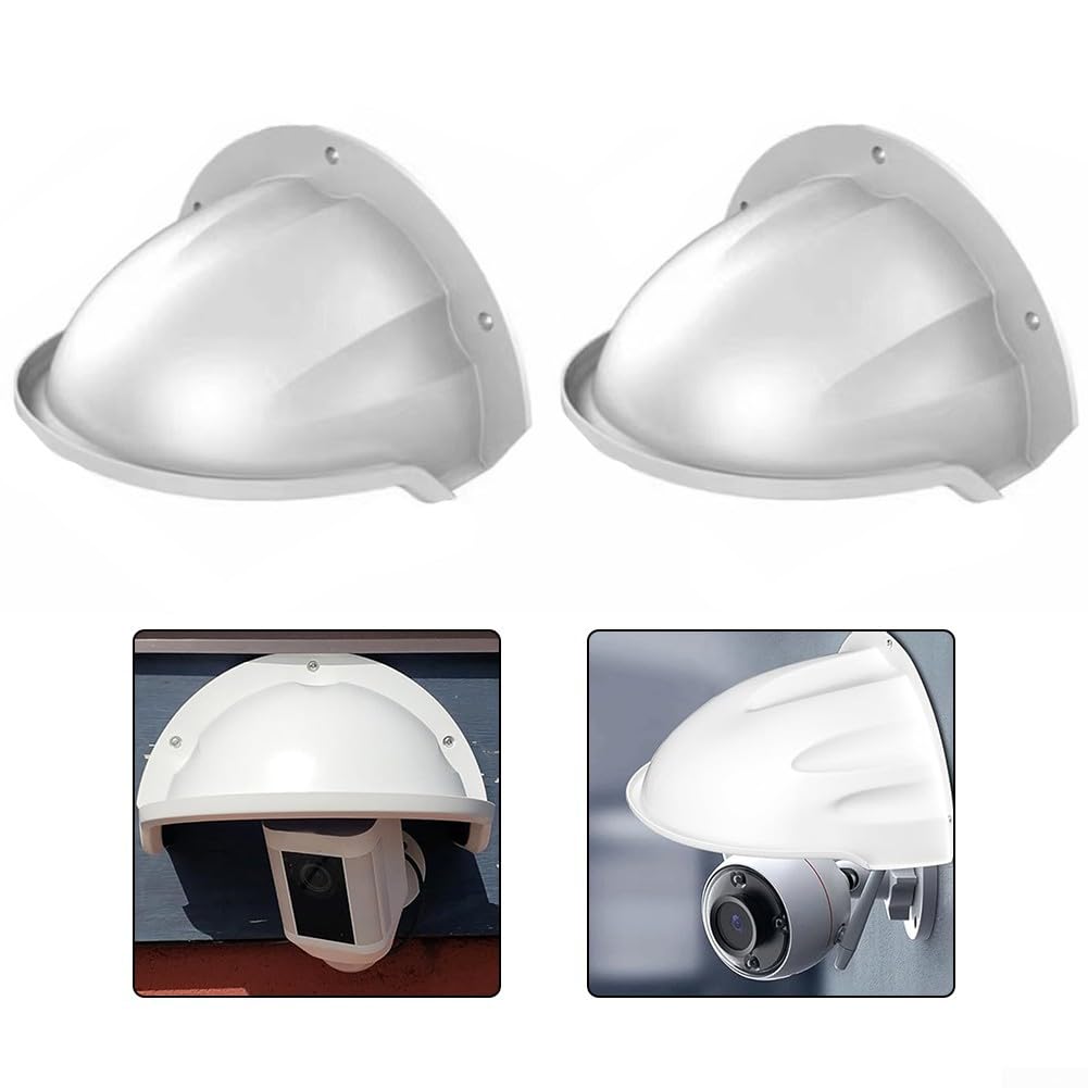 Housoutil Copertura Antipioggia Per Telecamera Di Sicurezza – Scudo Parasole In Acrilico Trasparente, Diametro 8,5 Cm - 4