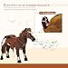 HOMCOM Caballo de Juguete Niños Mayores de 3 años con Silla y...