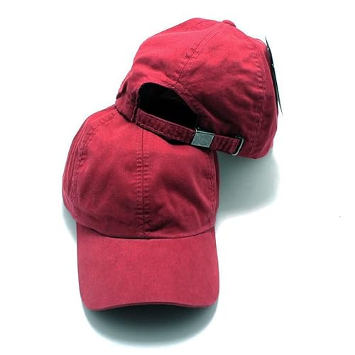 Boné Infantil Sarja Lavado Liso De 2 A 7 Anos (Vermelho)