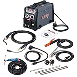 AmicoPower MTS-165, 165-Amp MIG MAG Lift-TIG Stick Arc Combo DC Inverter Welder, Compatible Spool Gun SPG15180