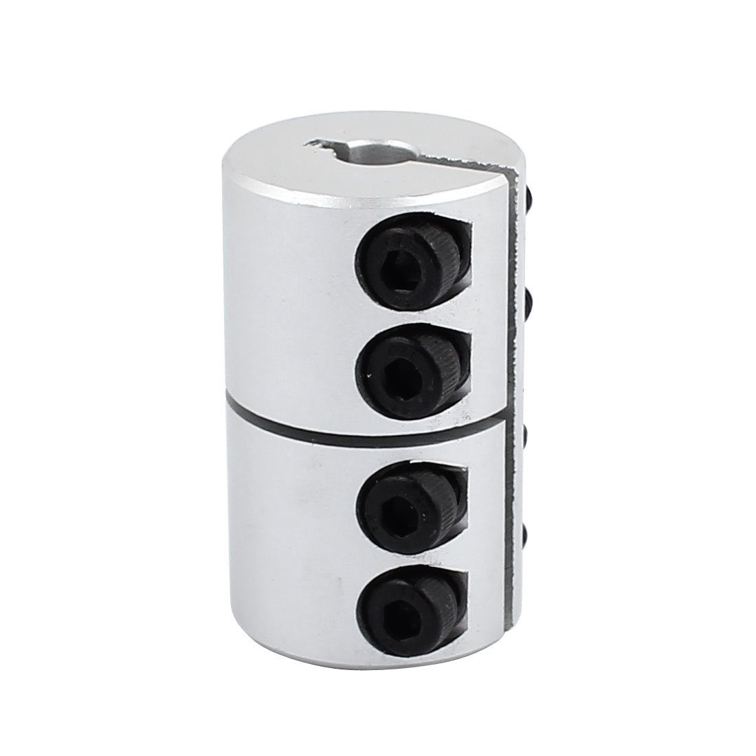 uxcell 6.35mm to 6.35mm Shaft Coupling 40mm Length 25mm Diameter Coupler Aluminum Alloy Joint Motor for 3D Printer CNC Machine DIY Encoder