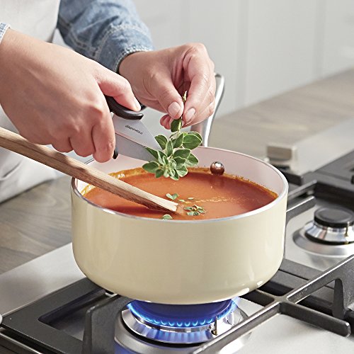 Fiskars Tesoura de ervas de preparação rápida (12,7 cm), 510021-1005, cinza