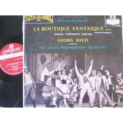 LONDON "BLUEBACK" WB STEREO- LA BOUTIQUE FANTASQUE - L'APPRENTI SORCIER- SOLTI