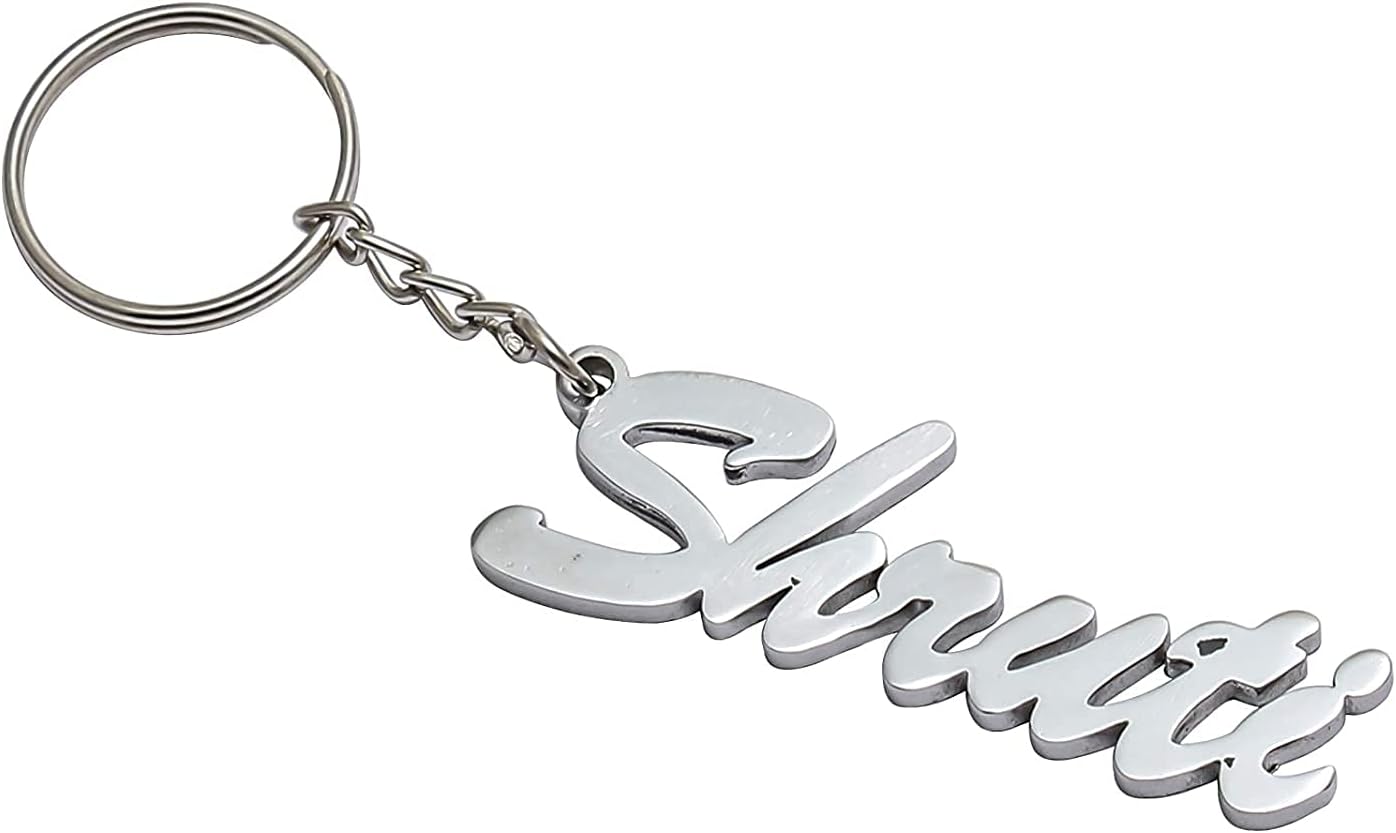 RoiDes Arts 3mm Thickness Customized Name Steel Key Chain Steel Name Key Chain Rough and Tuff Keychain for Daily Use