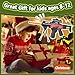 Toy Gun Automatic Sniper Rifle with Scope, Tactical Vest Kit, Toy Foam Blasters with 200 Soft Bullets, 2 Magazinine and Bipod, Electric Gun for Boys Age 8-12, Gifts for Birthday Christmas