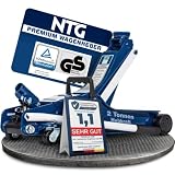 NTG Hydraulischer Wagenheber 2T - TÜV-Zertifiziert 85-375mm Hubhöhe für PKW