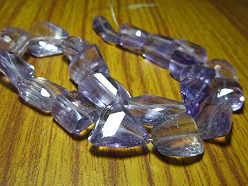 Améthyste rose en pépites facettées de 8-16mm pour création de bijoux