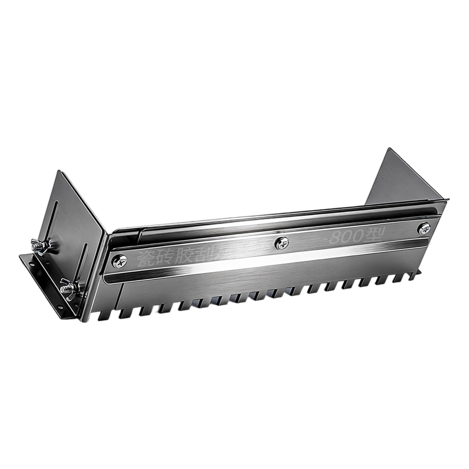 Stainless Steel Adjustable Notched Trowel for Adhesive Application Stainless Steel Plastering Trowel