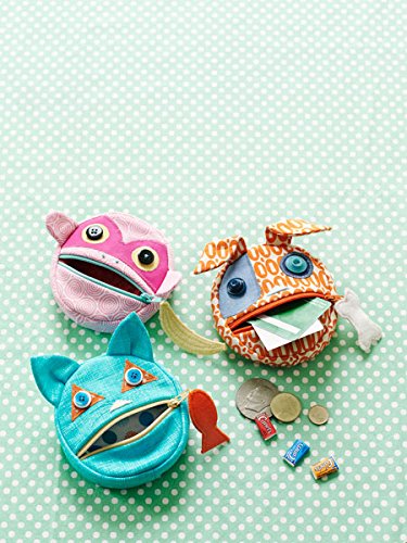 Straight Stitch Society Feed The Animals Coin Purses Sewing Pattern #TOP2