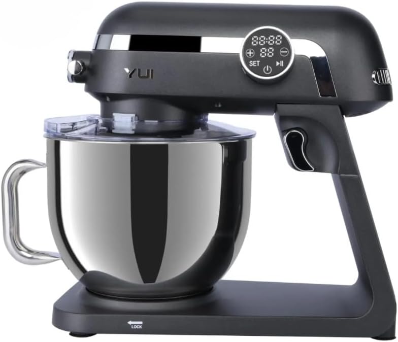 Yui M123 Easy Chef Premium 1800W Dokunmatik Ekran Alüminyum Stand Mikser 7Lt. Gri