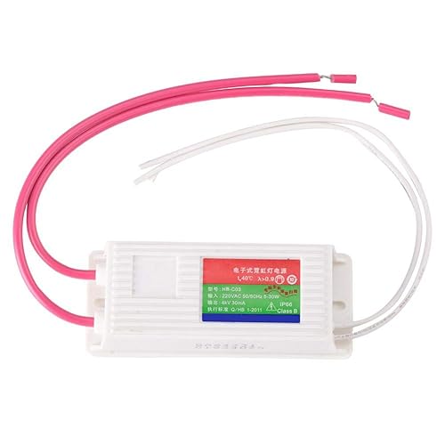 Miniatura 4 de Transformador electrónico de neón, transformador de señal de neón, 4KV 220V 30mA Carga 3.3-13.1 ft Fuente de alimentación Rectificador Barra de