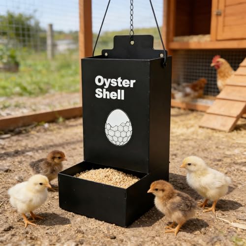 Mangeoires en métal pour poules et oiseaux 2,6 L avec base stable