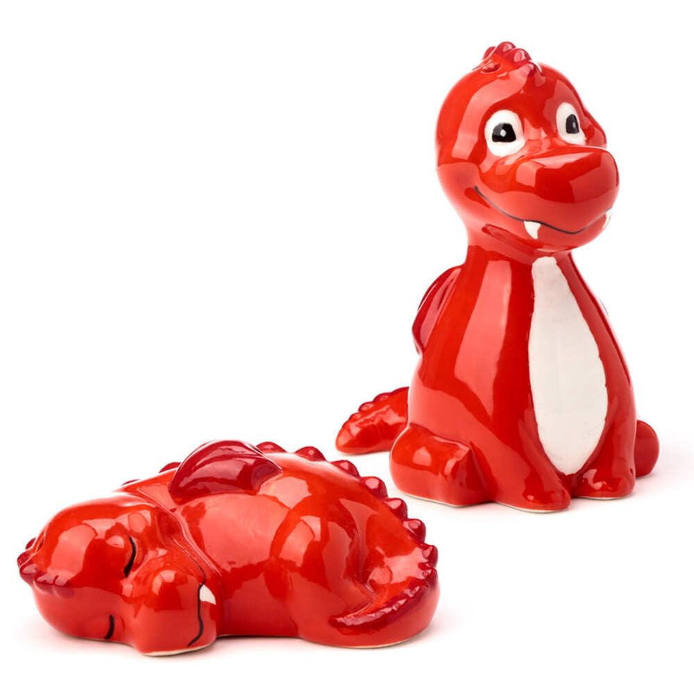 Puckator Red Sp96 Dragon Ceramic Salt And Pepper Set