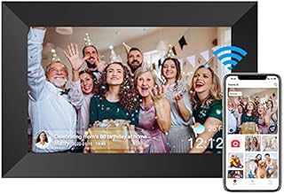 Digital Picture Frame Dreamtimes 8 Inch WiFi Digital Photo Frame with IPS HD Touch Screen, Latest Upgraded Version, US Design, Easy Setup to Share Photos or Videos Remotely via AiMOR App from Anywhere