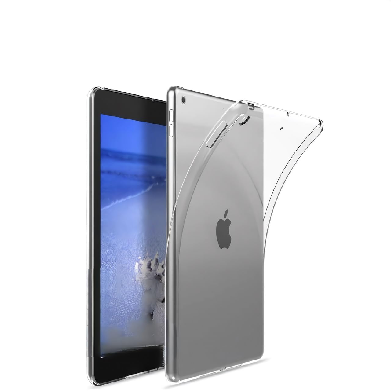iPad Air3（第3世代）2019 iPad Pro 10.5 2017 用 ソフトケース 耐衝撃 ハイブリッドケース カバー 薄型 軽量 耐衝撃 衝撃吸収 シリコン TPU 透明 タブレットカバー 無地 シンプル 全面 クリア iPad 10.5インチ 10.5型 タブレット 用 互換性あり