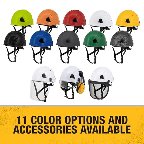 DEWALT DPG22V Orange Type II Class C 4-Point Ratcheting Vented Safety Helmet - image 6
