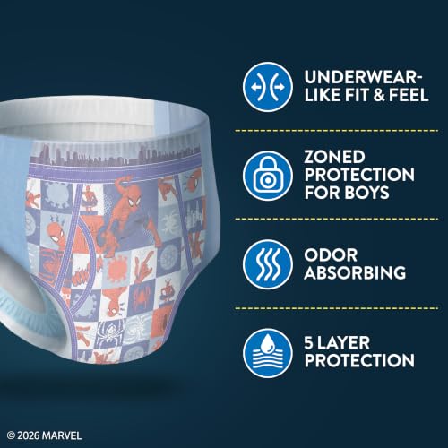 Goodnites Boys' Nighttime Bedwetting Underwear, Size Extra Small (28-43 lbs), 44 Ct (2 Packs of 22), Packaging May Vary - image 8