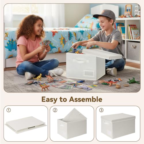 Image of GRANNY SAYS Storage Bins with Lids, Decorative Storage Boxes with Lids