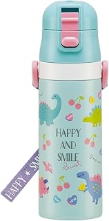 スケーター(Skater) 水筒 子供用 直飲み 470ml ハッピー＆スマイル 女の子 保冷専用 ステンレス 軽量タイプ waterbottle スポーツボトル キッズ こども 水瓶 SDC4-A