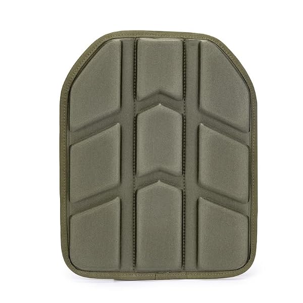 Aekvinks Tactical Vest EVA Foam Padding Breathable Insert Cushion Airsoft Hunting Vest Inner Liner Heat-dissipating Pads Shock Plate 10x12in One Pair Green by Aekvinks - Image 2