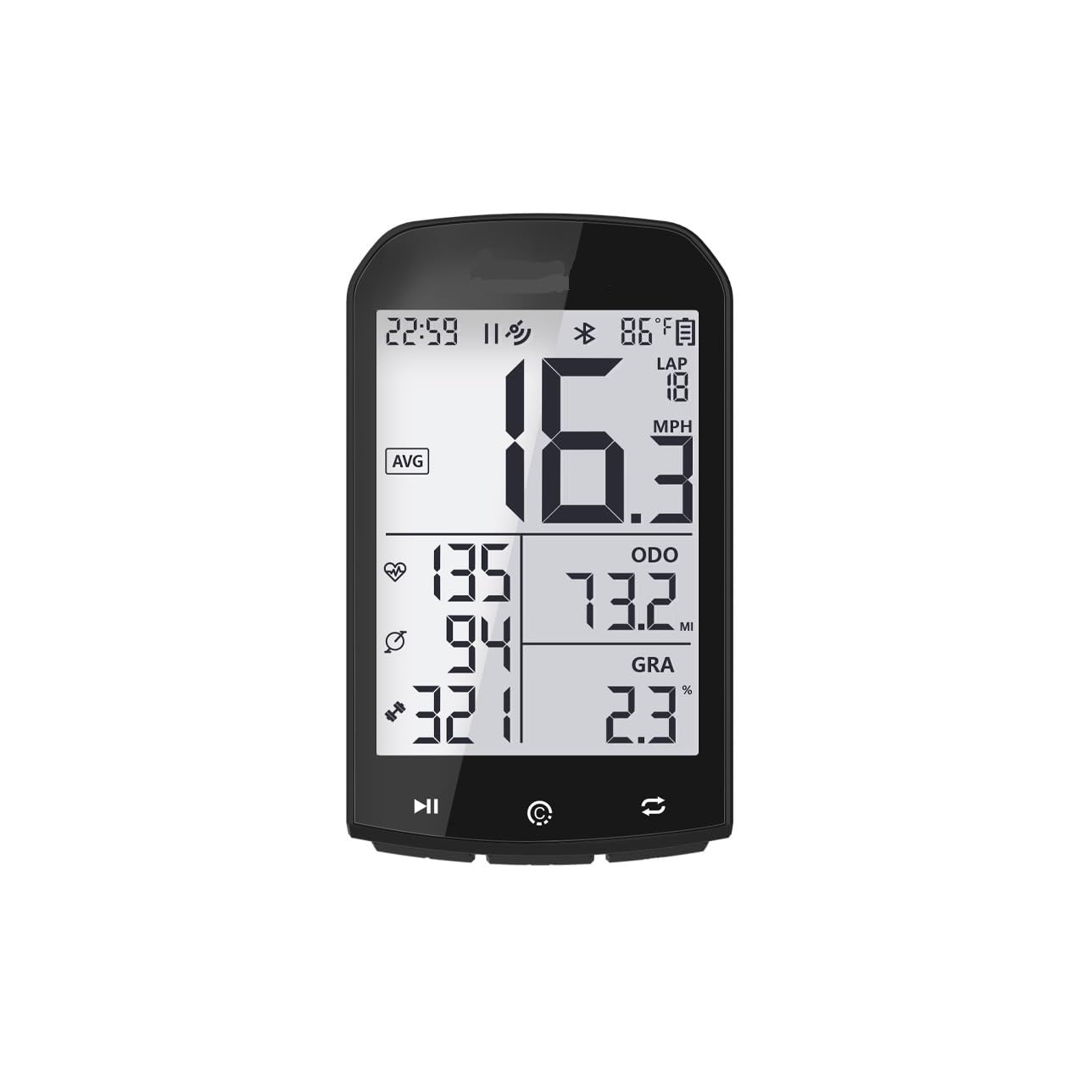 Komputer rowerowy GPS Bezprzewodowy wodoodporny prędkościomierz M1 Bluetooth5.0 Akcesoria rowerowe do jazdy na rowerze