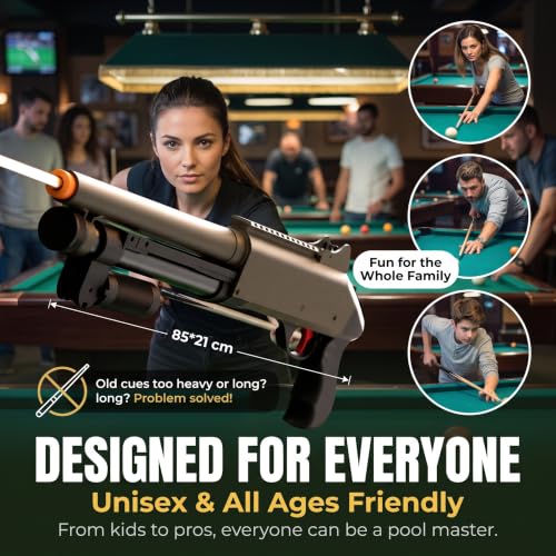 Pool Stick Cue Gun billiard cue gun para todos niveles miniatura 3