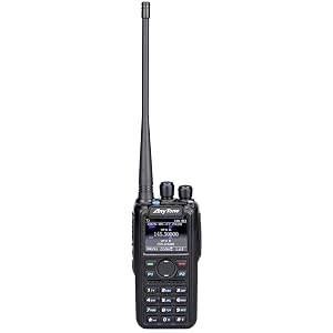 AT-878S VHF DMR Handheld Radio 10W Digital Analog Ham Radio with GPS APRS True 2-Slot Tier II 4000