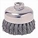 4" Single Row Wire Cup Brush .023 5/8"-11 A.H.