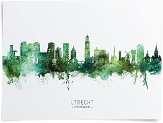 Utrecht Netherlands Holland Skyline Art Print (A2 poster) -20108