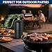 Sondiko Propane Torch Head, Powerful Kitchen Torch for Cooking, BBQ, Sous Vide and Steak Searing, Adjustable Blow Torch - Perfect Campfire Charcoal Starter, Gas Welding Kit(Propane Tank Not Included)