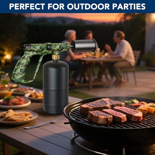 Sondiko Propane Torch Head, Powerful Kitchen Torch for Cooking, BBQ, Sous Vide and Steak Searing, Adjustable Blow Torch - Perfect Campfire Charcoal Starter, Gas Welding Kit(Propane Tank Not Included) by Sondiko - Image 7
