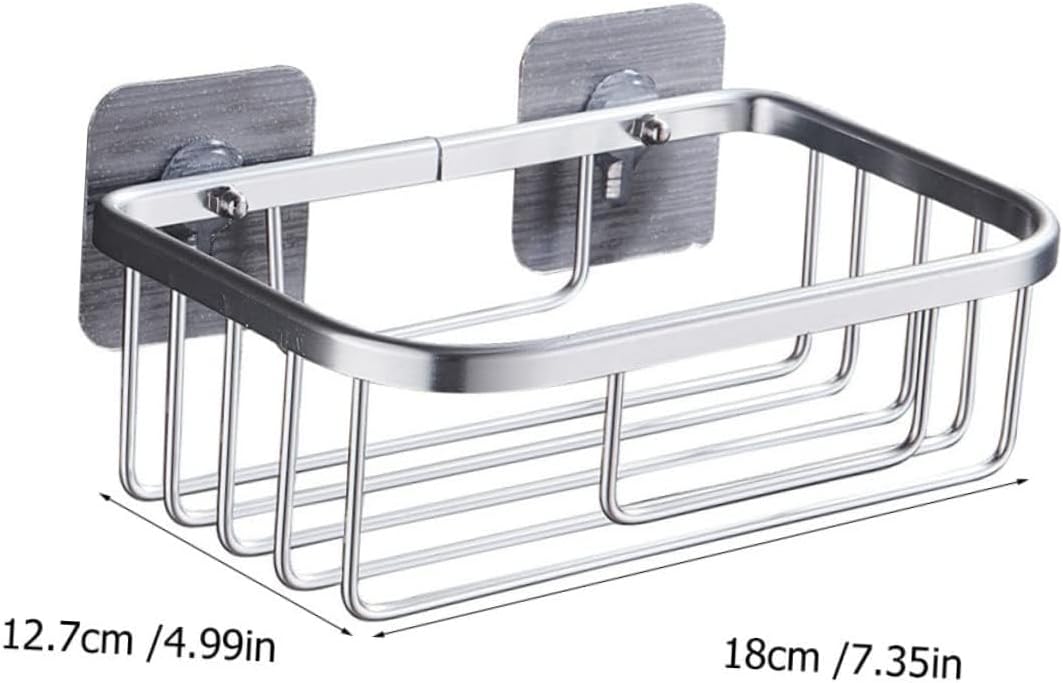 Stainless Steel Wall - Mounted Toilet Paper Storage Basket, Bathroom Tissue Organizer for RV & Camper