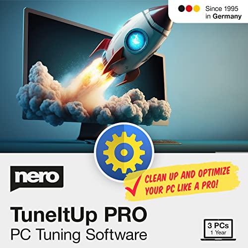 Nero TuneItUp Pro | PC Tuning | Speed up your PC | Start Windows Faster | Surf Faster | Optimize Your Operating System | Annual License | Windows 11/10/8/7 (3 PC)