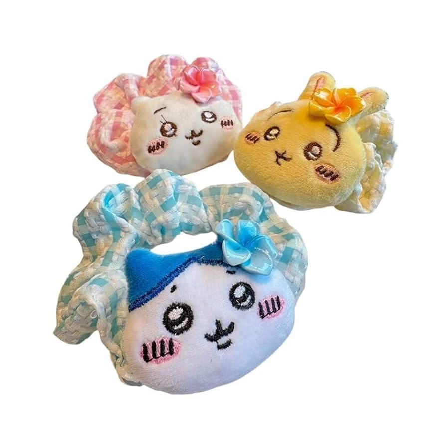 ちいかわ ハチワレ セット ヘアアクセ 前髪クリップ シュシュ ちいかわ CW ミニヘアクリップ 4P & ハチワレ ヘアアクセ まとめ
