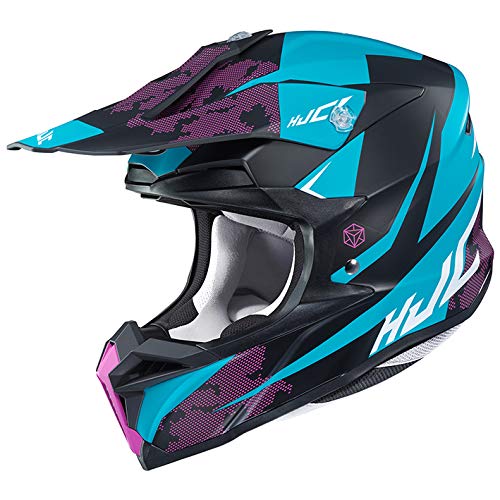 HJC オフロードヘルメット Amazon | HJC(エイチジェイシー)バイクヘルメット オフロード ブルー