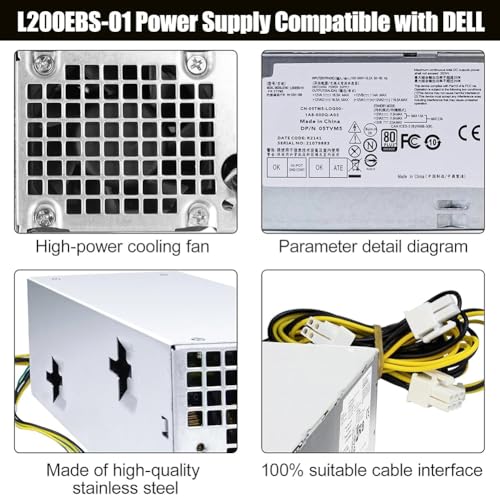 Fuente de alimentación para Dell Optiplex 200W modelo 5TVM5 miniatura 5