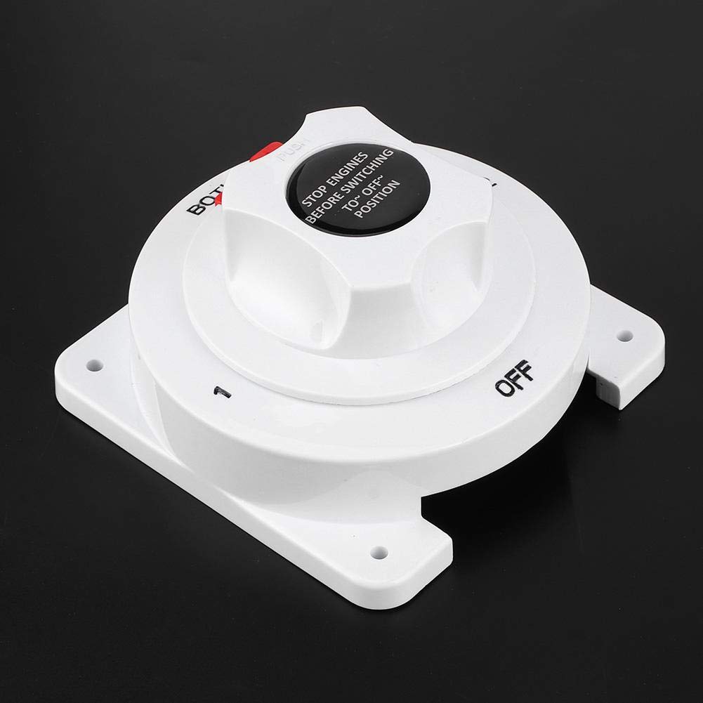 Selettore batteria per barca, selettore batteria a 4 posizioni 300A per sistema di alimentazione per camper 6V 12V 24V 32V