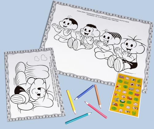 Turma Da Mônica - Colorindo com adesivos - Especial - Cebolinha