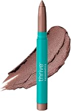 Thrive Causemetics Brilliant Eye Brightener Stick Mauve Taupe Shimmer Shade | Eyeshadow Stick, Waterproof Cream-to-Powder Eye Highlighter, Crease Resistant, Built-In Sharpener, Vegan, Muna Shade