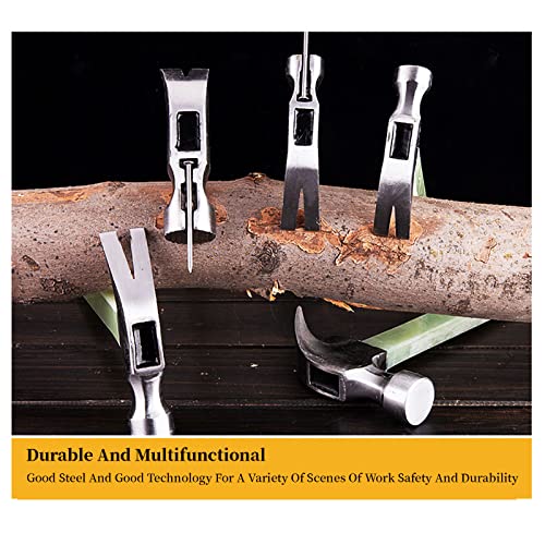 Claw Hammers, Sledge Hammer Ball Peen Hammers With Anti Slip Handles For Metal Working Garage Home Kit,Anti Slip Section 0.25Kg #TOP3