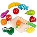 Kinderplay Juguetes de Madera Comida de Juguete para Niños Frutas y Verduras,...