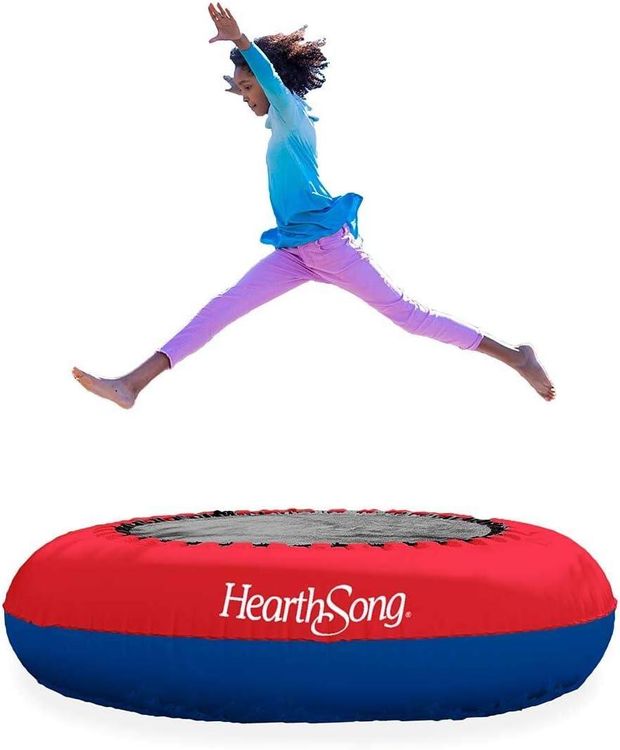 HearthSong Jump2It Outdoor Inflatable Kids Trampoline with Water