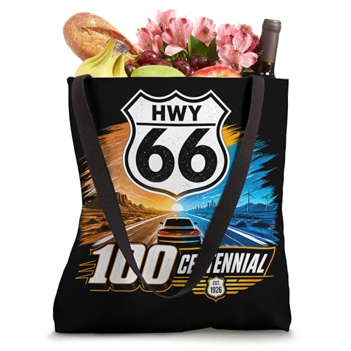 US HWY 66 100 Centennial America's Main Street Tote miniatura 4