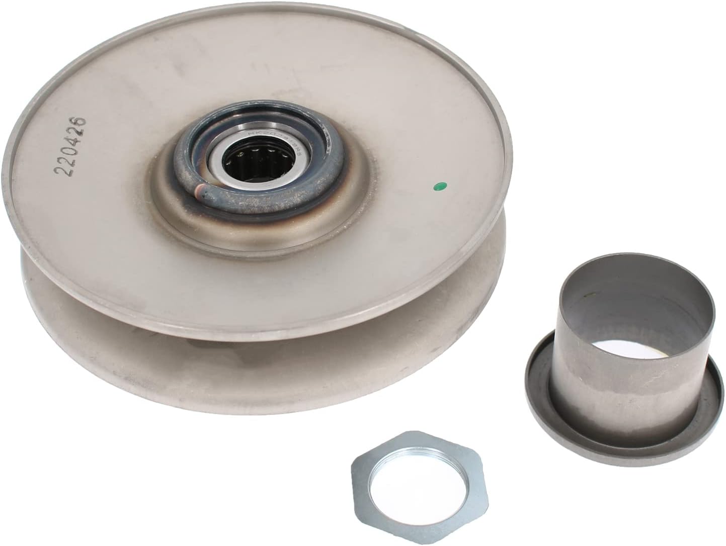 Glixal High Performance Clutch 6-Groove Adjustable Secondary Sliding Sheave Assembly for GY6 125cc 150cc 152QMI 157QMJ Engine Scooter Moped ATV, Racing Torque Driver
