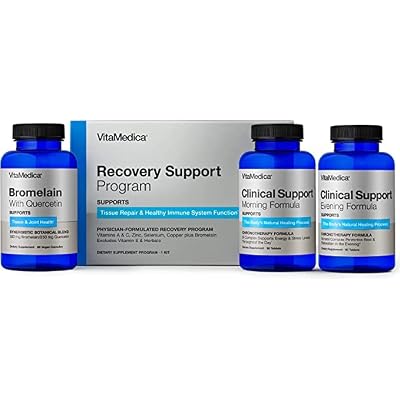 VitaMedica | Recovery Support Program | Natural Post Surgery Support Supplements | Clinical Support| Bromelain with Quercetin | Arnica Montana | Vitamin A, Vitamin C, Zinc | Gluten Free | Made in USA
