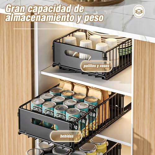 Rieles para cajones de cocina 2 Imagen adicional