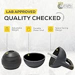 Kettlebell Kings Adjustable Kettlebell Set, 26-70 lb - Strength Training Kettlebells with 7 Plates - Secure Lock System and Durable Steel Kettle Bell for Swings, Squats, Presses and Full-Body Training - Image 5